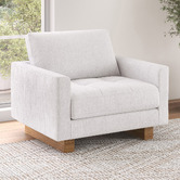 Temple &amp; Webster Hunter Boucle Armchair