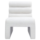 Temple &amp; Webster Natural Pablo Chenille Accent Chair