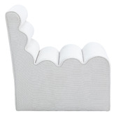 Temple &amp; Webster Natural Pablo Chenille Accent Chair