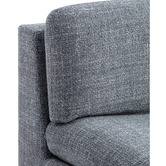Temple &amp; Webster Charcoal Claude Upholstered Accent Chair