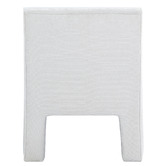 Temple &amp; Webster Natural Pablo Chenille Accent Chair