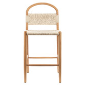 Temple &amp; Webster 61cm Marcus Beech Wood Barstool