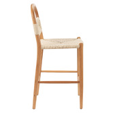 Temple &amp; Webster 61cm Marcus Beech Wood Barstool