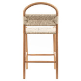 Temple &amp; Webster 61cm Marcus Beech Wood Barstool