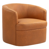 Temple &amp; Webster Robbie Swivel Armchair
