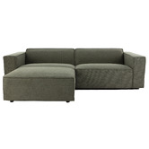 Temple &amp; Webster Russo 3 Seater Sofa &amp; Ottoman Set