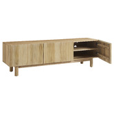 Temple &amp; Webster Anika Mango Wood Entertainment Unit