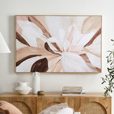 Temple &amp; Webster Spring Dream Blush Framed Canvas Wall Art