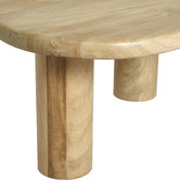 Temple &amp; Webster Rowan Curved Mango Wood Coffee Table