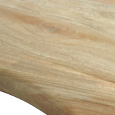 Temple &amp; Webster Rowan Curved Mango Wood Coffee Table