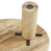 Temple &amp; Webster Rowan Curved Mango Wood Coffee Table