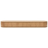 Temple &amp; Webster Premium 200cm Cannes Curved Wall-Mounted TV Unit