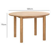 Temple &amp; Webster Cannes Round Dining Table