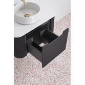 Temple &amp; Webster Airlie 750mm Wall Hung Single Vanity with Quartz Stone Countertop