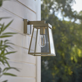 Temple &amp; Webster Callie Aluminium Outdoor Wall Light