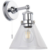 Temple &amp; Webster Nora Glass Wall Sconce