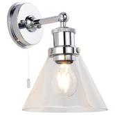 Temple &amp; Webster Nora Glass Wall Sconce