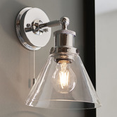 Temple &amp; Webster Nora Glass Wall Sconce