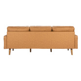Temple &amp; Webster Tan Stockholm Faux Leather Sofa