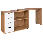 Temple &amp; Webster Erin 4 Drawer Study Desk