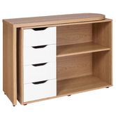 Temple &amp; Webster Erin 4 Drawer Study Desk