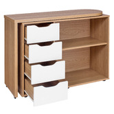 Temple &amp; Webster Erin 4 Drawer Study Desk