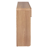 Temple &amp; Webster Fiona Scallop 2 Drawer Console Table