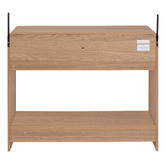 Temple &amp; Webster Fiona Scallop 2 Drawer Console Table