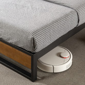 Temple &amp; Webster Natural Venkata King Bed with USB Port