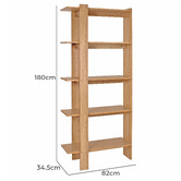 Temple &amp; Webster Georgie 5 Tier Bookshelf