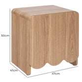 Temple &amp; Webster Fiona 1 Door Bedside Table