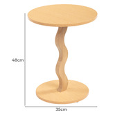 Temple &amp; Webster Ella Wavy Side Table