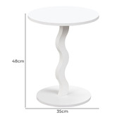 Temple &amp; Webster Ella Wavy Side Table