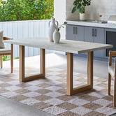 Temple &amp; Webster Milos &amp; Venice Outdoor Dining Table &amp; Chair Set