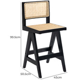 Temple &amp; Webster 66.5cm Korina Barstools