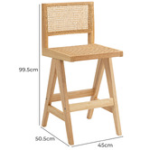 Temple &amp; Webster 66.5cm Korina Barstools