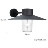 Temple &amp; Webster Saylor Outdoor Wall Light