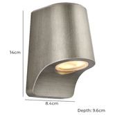 Temple &amp; Webster Mona LED Outdoor Wall Light