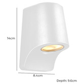 Temple &amp; Webster Mona LED Outdoor Wall Light