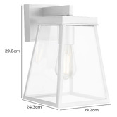 Temple &amp; Webster Callie Aluminium Outdoor Wall Light