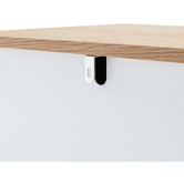 Temple &amp; Webster Brianna 2 Drawer Bedside Table
