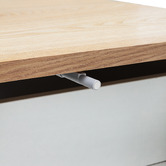 Temple &amp; Webster Brianna 2 Drawer Bedside Table