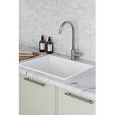 Temple &amp; Webster Lowan 560mm Single Granite Kitchen Sink