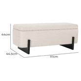 Temple &amp; Webster Rolo Storage Ottoman