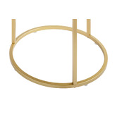 Temple &amp; Webster Zoey Travertine-Look Side Table
