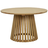 Temple &amp; Webster Paros Eucalyptus Wood Outdoor Dining Table