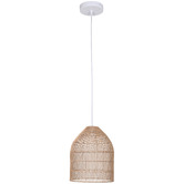 Temple &amp; Webster Alba Rattan Pendant Light