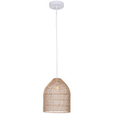 Temple &amp; Webster Alba Rattan Pendant Light