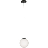 Temple &amp; Webster Leah Steel &amp; Glass Pendant Light