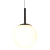 Temple &amp; Webster Leah Steel &amp; Glass Pendant Light